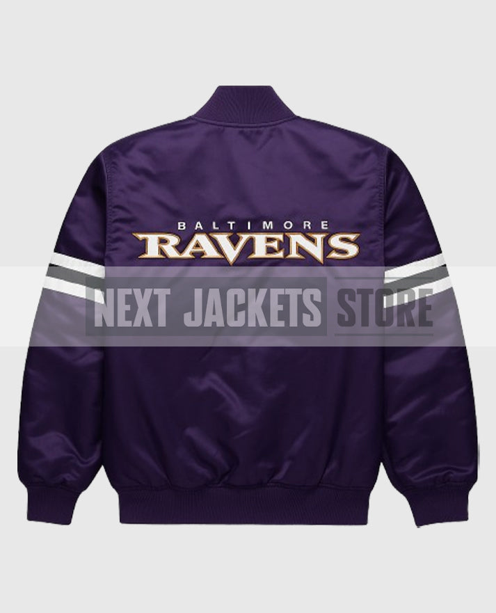 Baltimore Ravens Purple Bomber Jacket