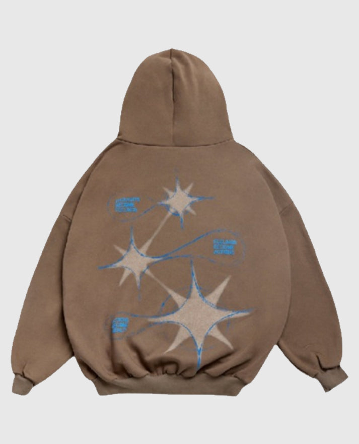 Alchemai Brown Pullover Hoodie