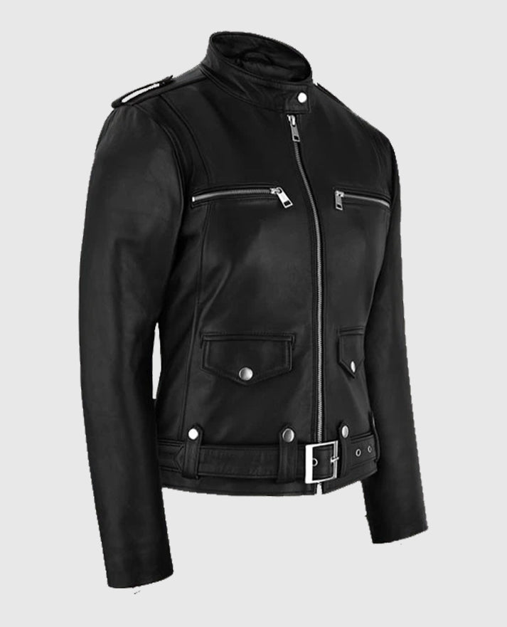 Women's Chic Rider Leather Jacket