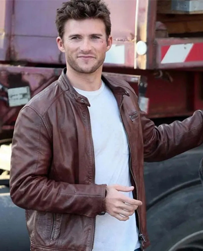 Scott Eastwood Overdrive Leather Jacket