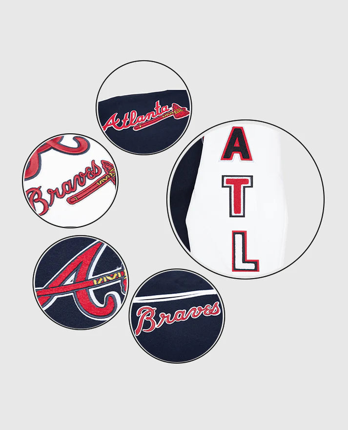 MLB Atlanta Braves Men's Blue Varsity Jacket