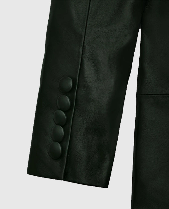 Women's Leather Chelsea Long Coat