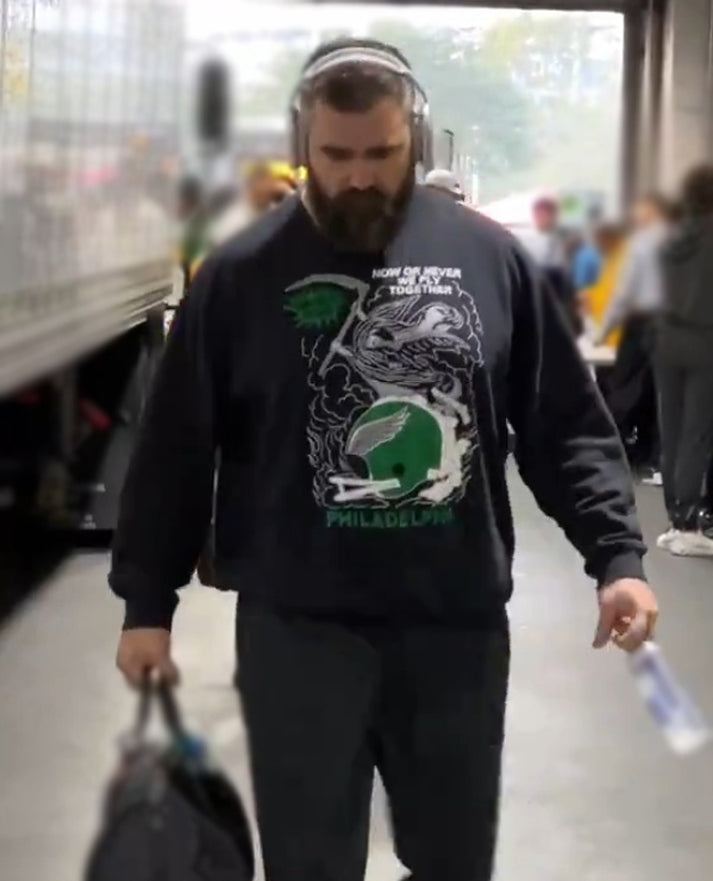 Jason Kelce Now Or Never We Fly Together Sweatshirt
