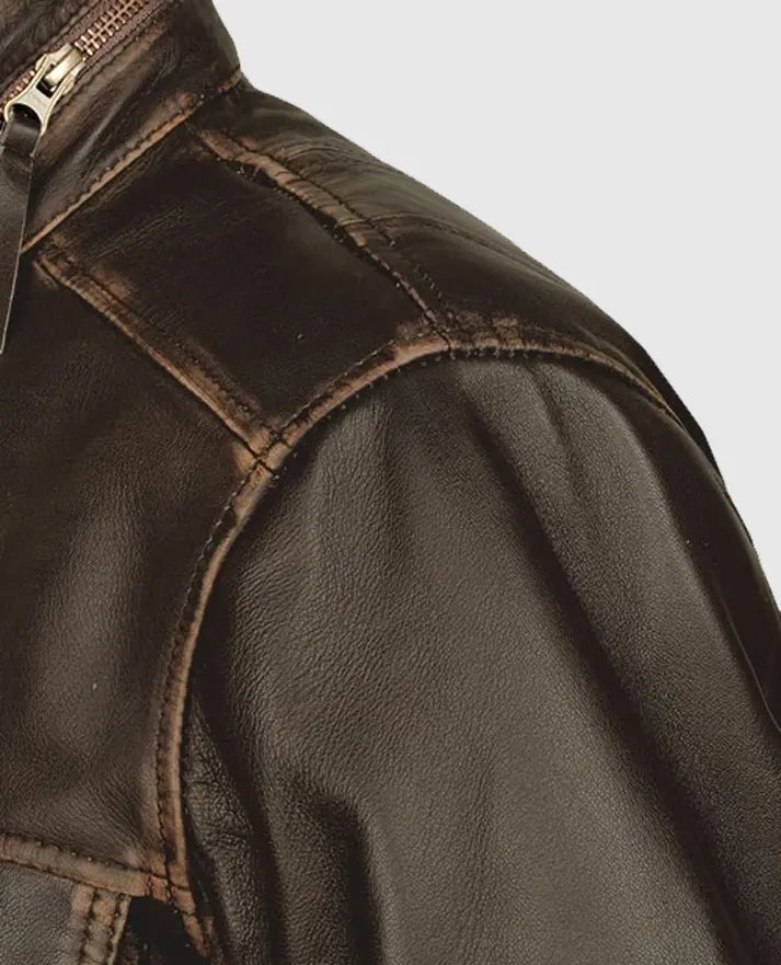 Men's Leather Retro Jacket