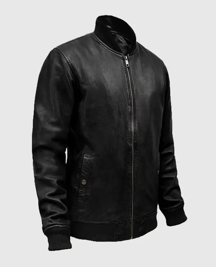 Tom Cruise Black Leather Jacket