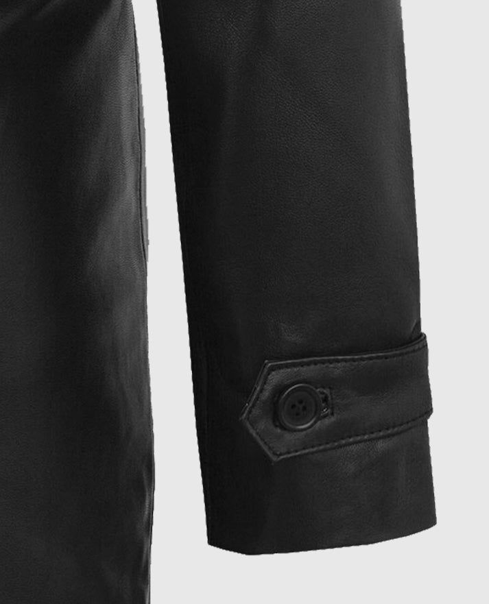 Katherine Waterston Fantastic Beasts Leather Long Coat