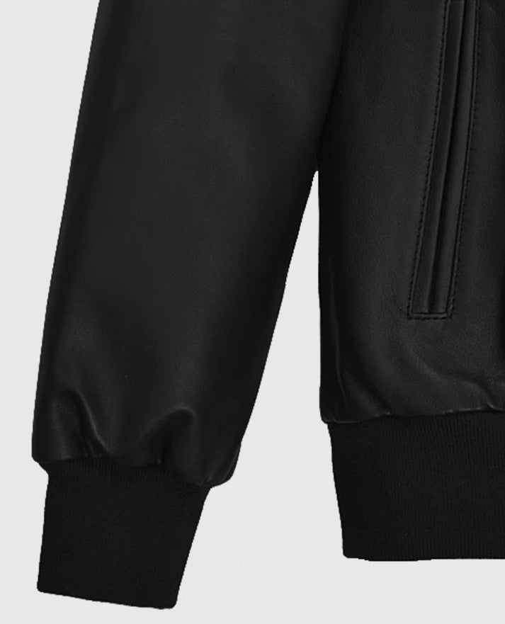 John Cho Brown Leather Jacket