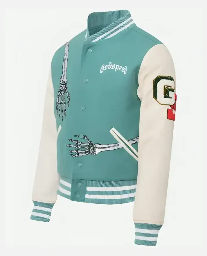 Godspeed Skull Rod Varsity Jacket