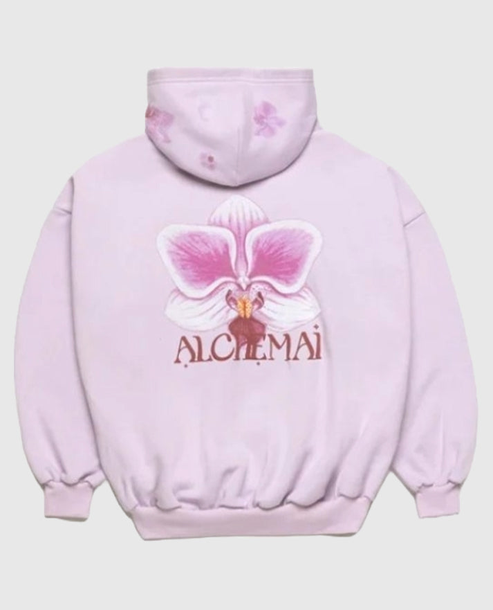 Alchemai Blooming Orchid Pullover Hoodie