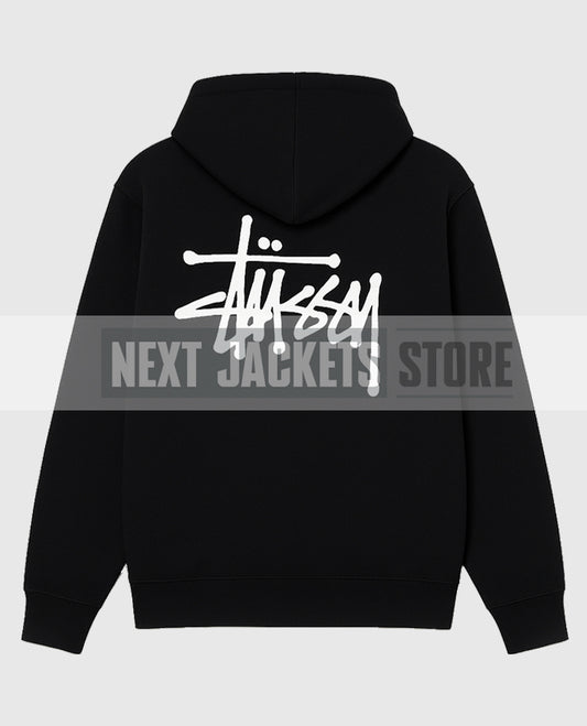 Basic Stussy Black Hoodie