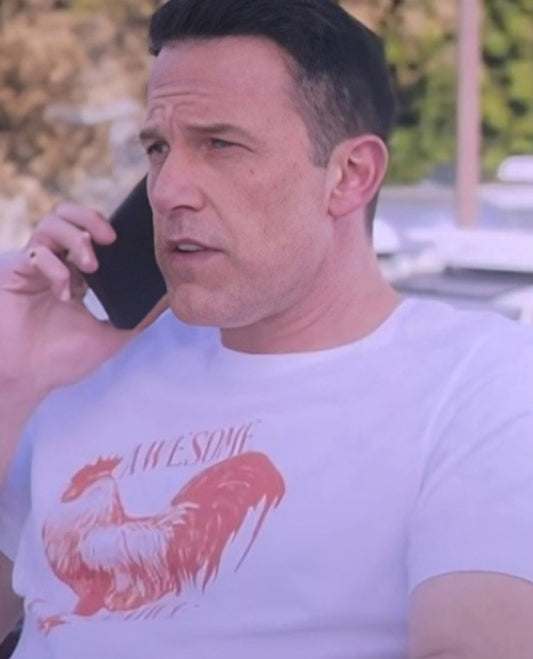 Ben Affleck White T-Shirt
