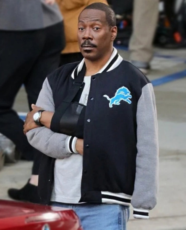 Beverly Hills Cop 2024 Eddie Murphy Detroit Lions Jacket