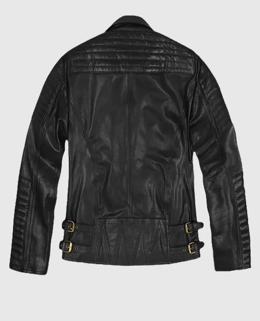 Black_Moto_Leather_Biker_Jacket For Men