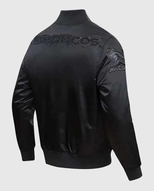 Denver Broncos Triple Satin Black Jacket
