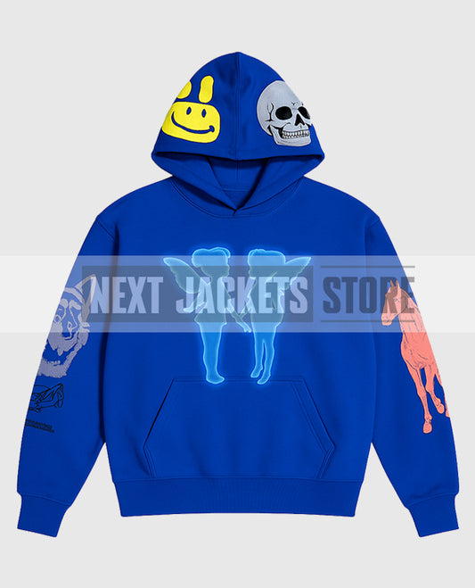 Drake Blue Fleece Hoodie