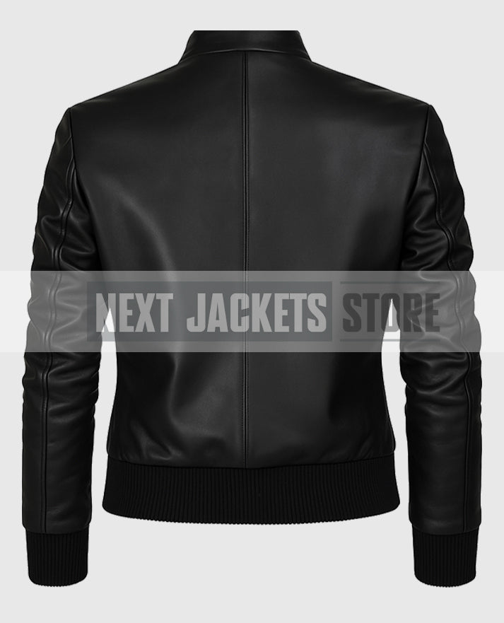 Elena Gilbert The Vampire Diaries Black Biker Jacket
