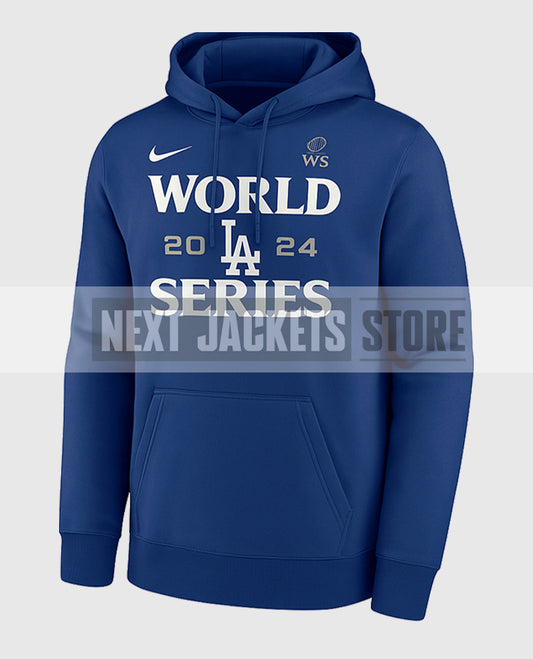 Los Angeles Dodgers 2024 World Series Blue Hoodie