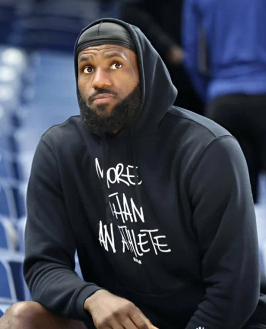 More Than An Athlete LeBron James Black Hoodie