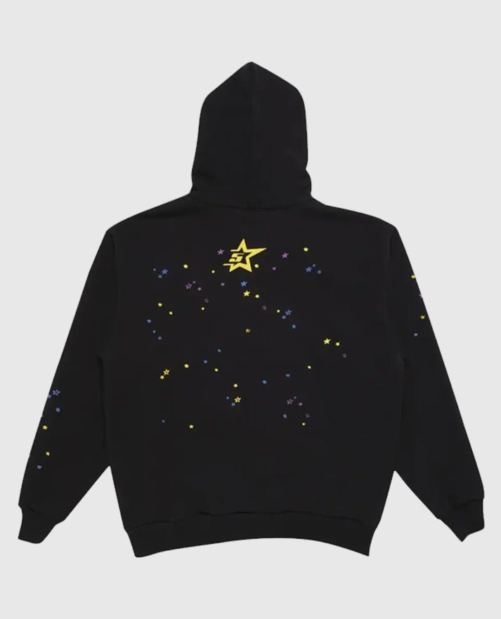 SP5DER Web Suit Black Hoodie