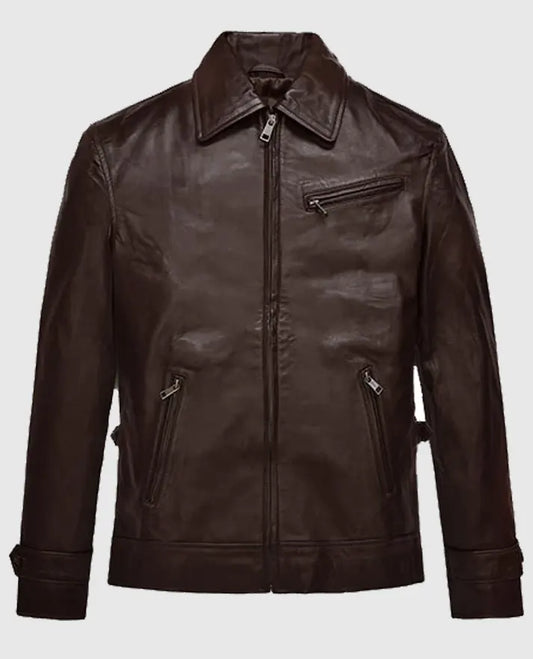 Taylor Lautner The Twilight Saga Brown Leather Jacket