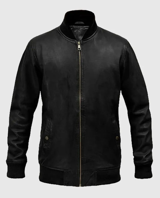 Tom Cruise Black Leather Jacket