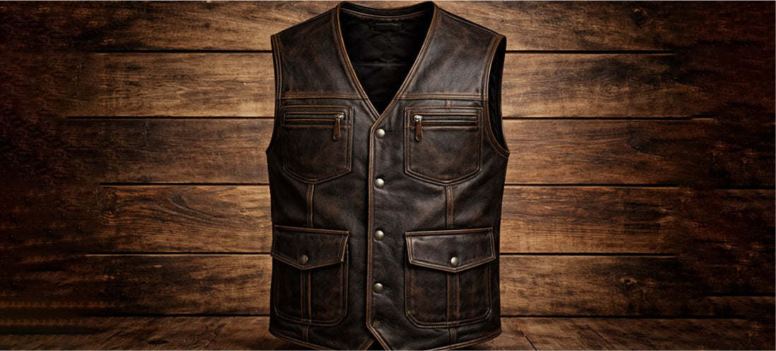 A Guide to Men’s Leather Vests: Classic Styles & Hollywood Inspirations