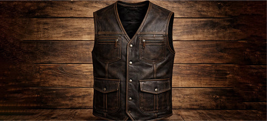 A Guide to Men’s Leather Vests: Classic Styles & Hollywood Inspirations