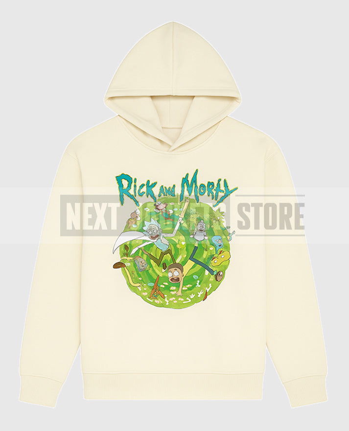 Rick and Morty Portal Collage Hoodie
