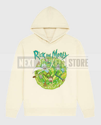 Rick and Morty Portal Collage Hoodie