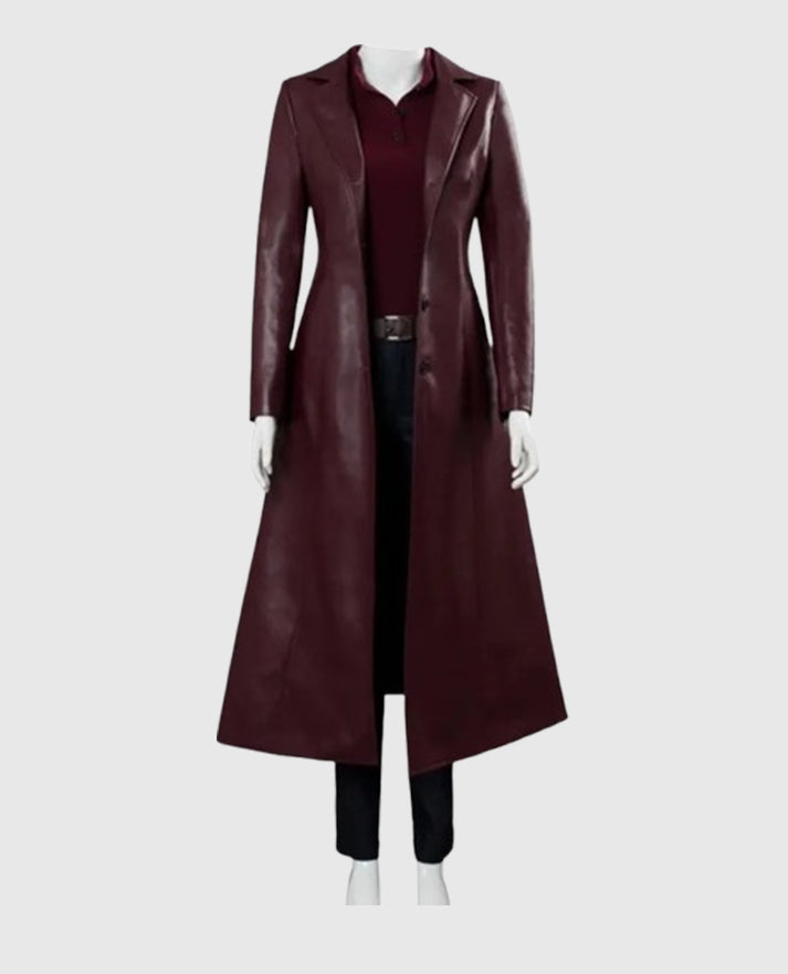 X-Men Jean Grey Trench Coat | Dark Phoenix Jean Grey Coat