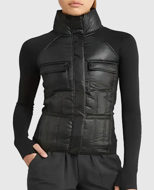 Women's Zella Hybrid Black Jacket - Buy Now