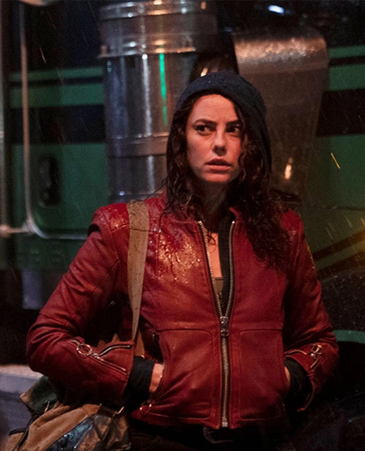 Resident Evil Leather Jacket Worn By Kaya Scodelario