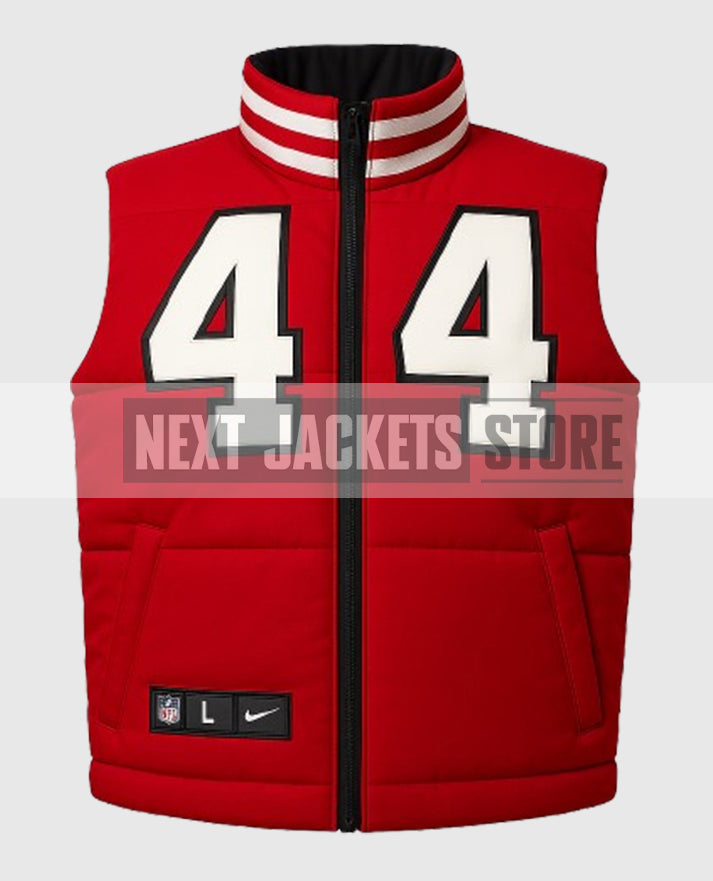 Kristin Juszczyk 49ers Puffer Vest