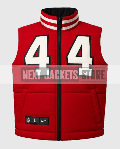 Kristin Juszczyk 49ers Puffer Vest