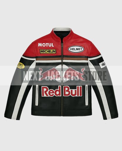 RED BULL Racing Leather Jacket