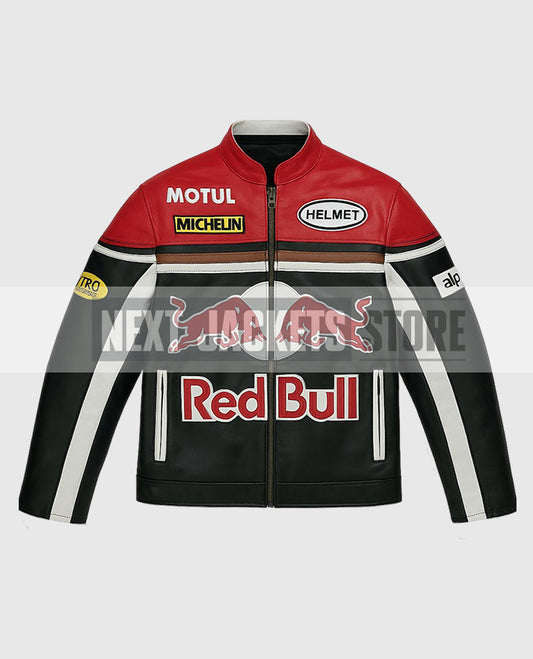 RED BULL Racing Leather Jacket