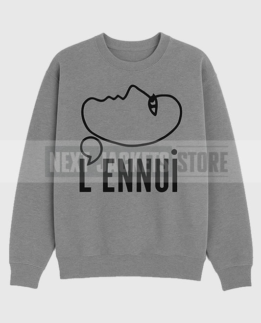 Shrinking S02 Christa Miller Grey Oversized Sweatshirt
