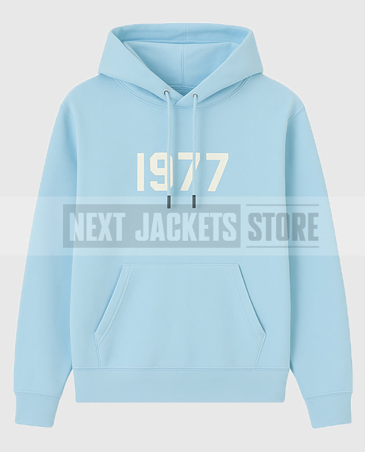 1977 Essentials Blue Hoodie