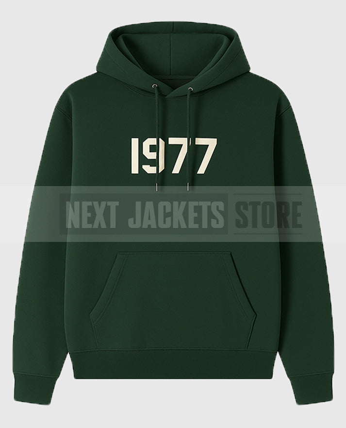 1977 Essentials Green Hoodie