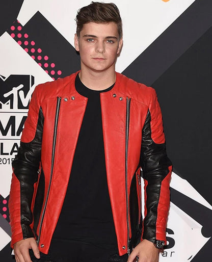 Martin Garrix MTV European Music Awards Leather Jacket