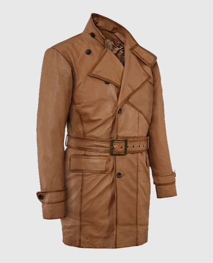 Men's Tan Burnished Royal Flying Coat