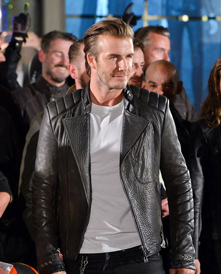 David Bechkham Leather Jacket