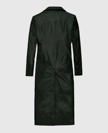 Women's Leather Chelsea Long Coat