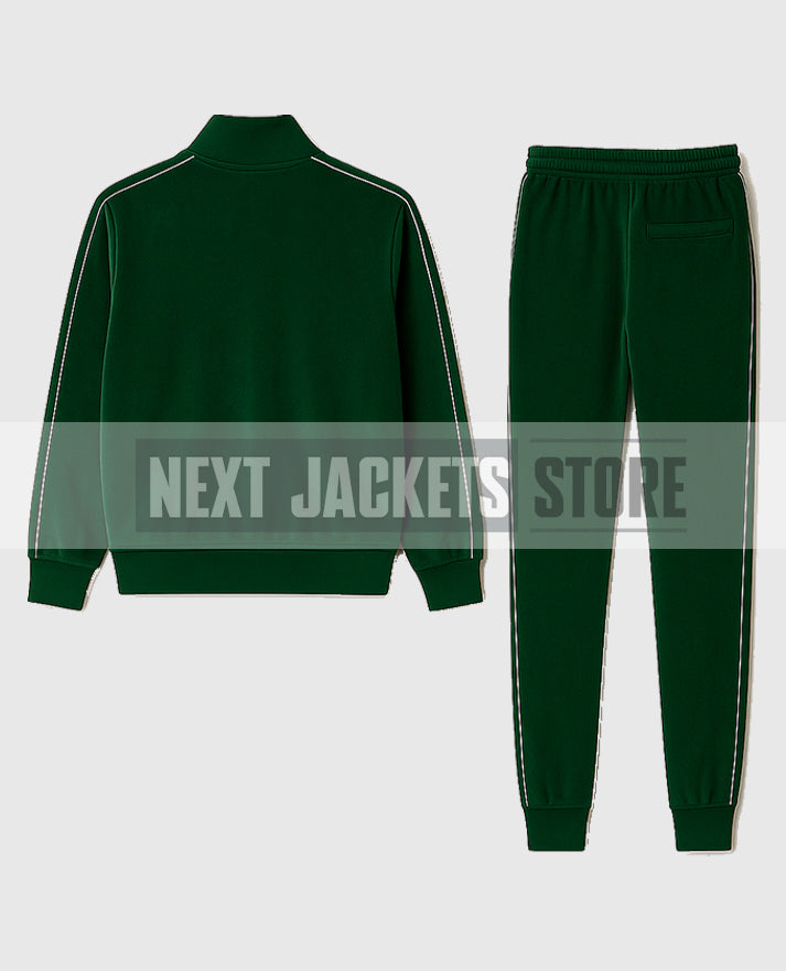Jason Kelce Italia Green Velour Tracksuit