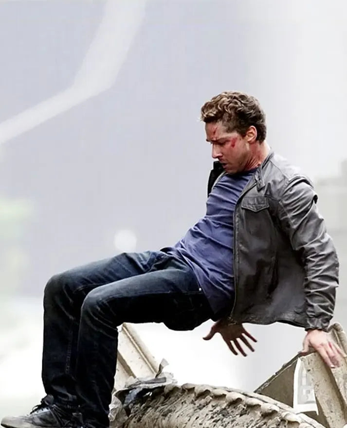 Shia LaBeouf Transformers 3 Leather Jacket