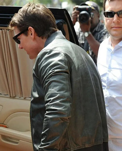 Tom Cruise Black Leather Jacket