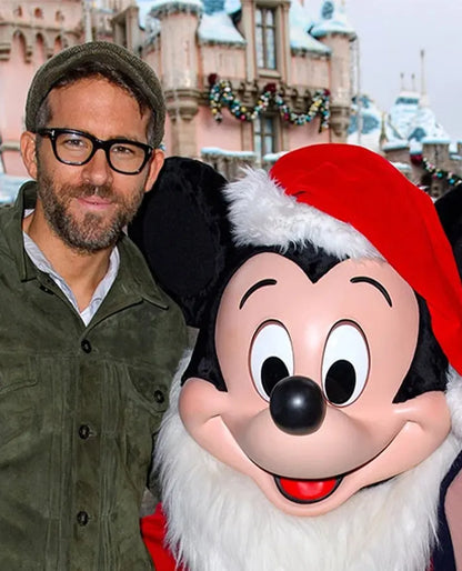 Ryan Reynolds Green Leather Jacket