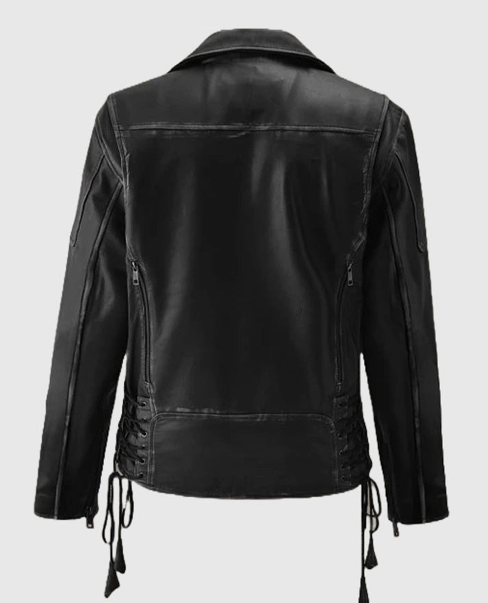 Men's Biker Street Style Leather Jacket