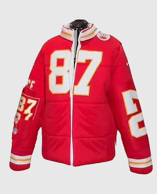 Taylor Swift Kelce 87 Puffer Jacket
