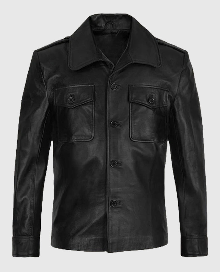 Brad Pitt Friends Season 8 Leather Jacket